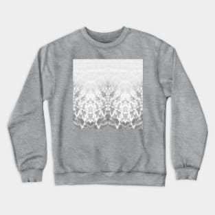 Gray Zig-Zag Tie-Dye Crewneck Sweatshirt